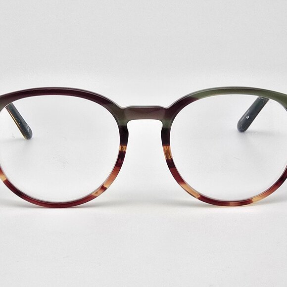 Green Love GL AA W1000 Green Tortoise Fade Oval Eyeglasses Frame 50-18-145 - Picture 2 of 13